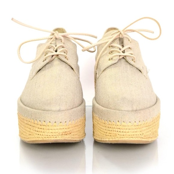 Stuart Weitzman Shoes - Stuart Weitzman Kent Platform Oxford Espadrilles